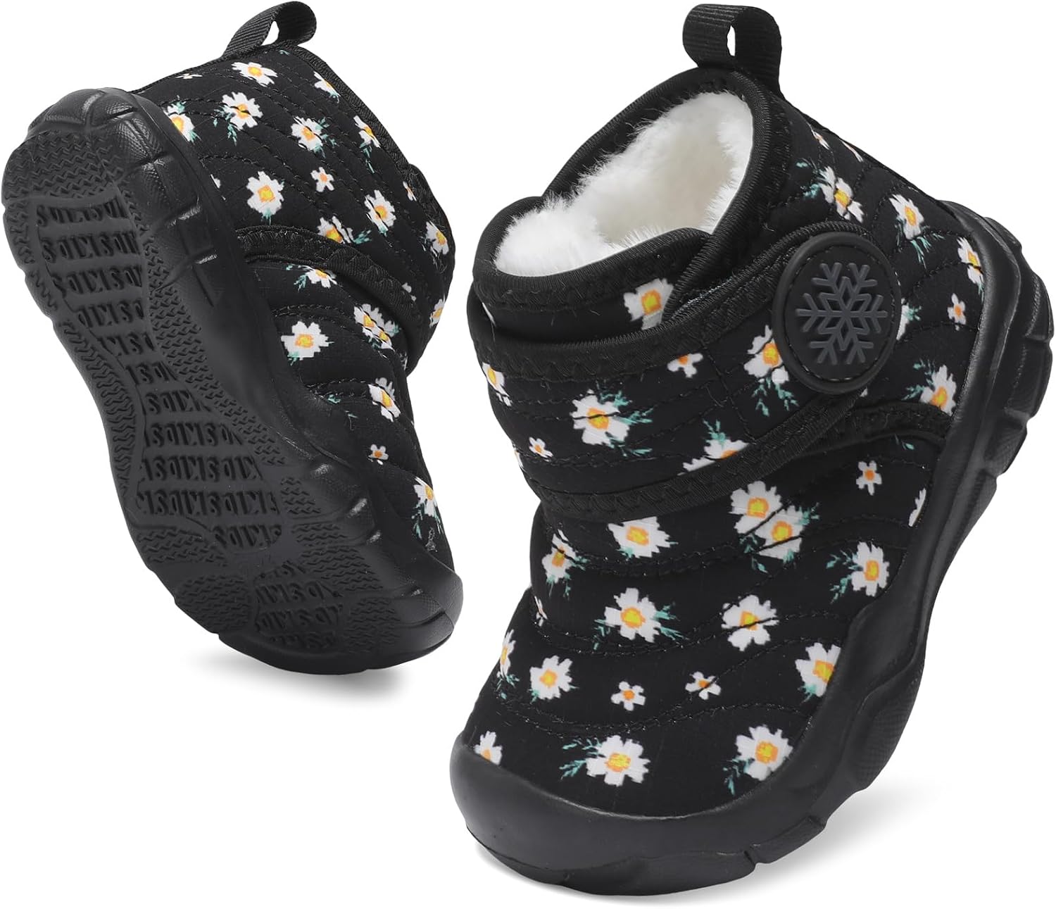 Detalle de BARERUN Baby Winter Boots Faux Fur Lining