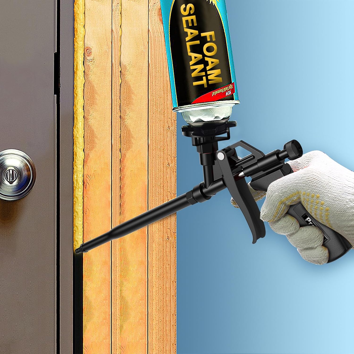 Detalle 2 de Preciva Foam Gun professional expanding applicator