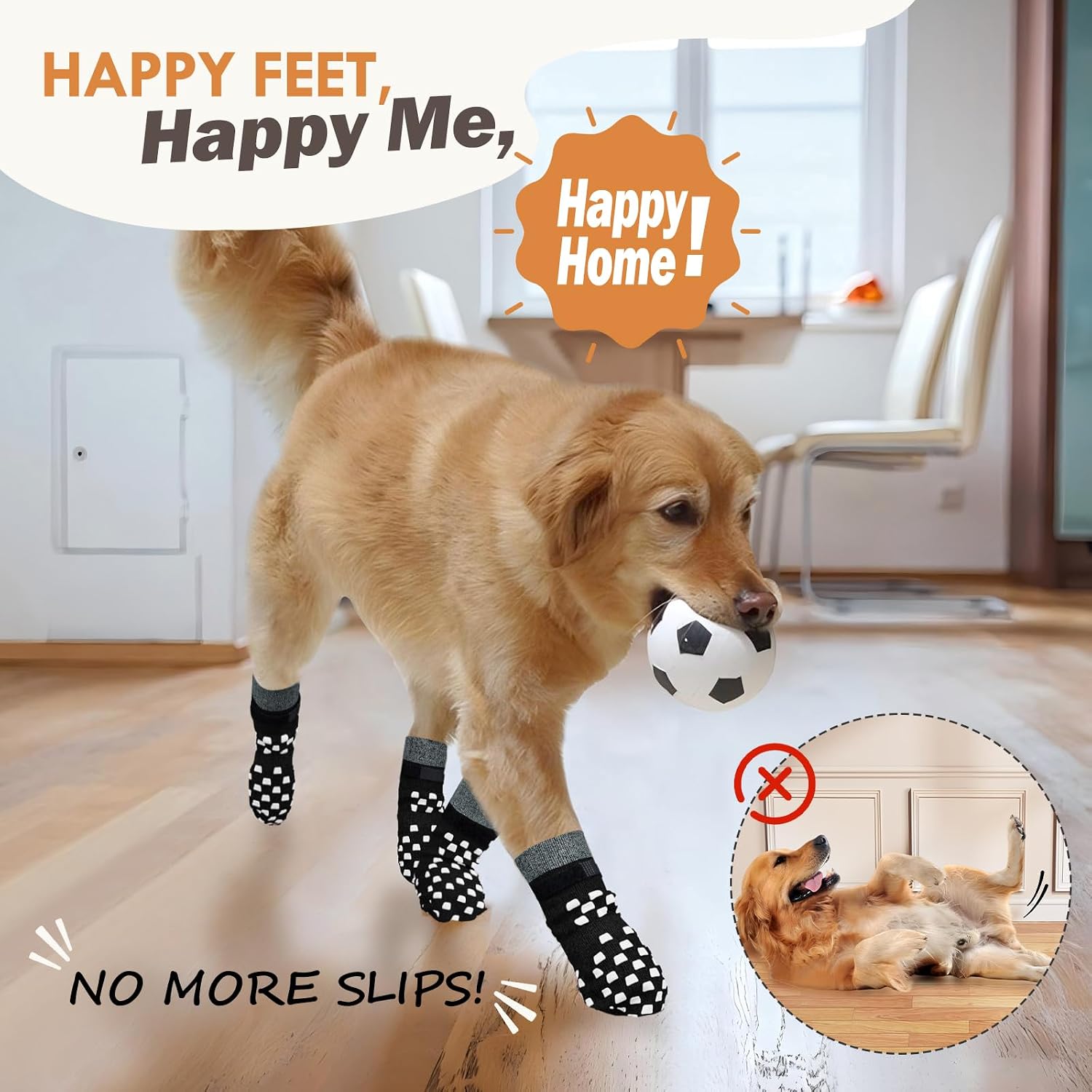 Thumbnail 6 de AIEDOULER Dog Socks in Cotton-Polyester