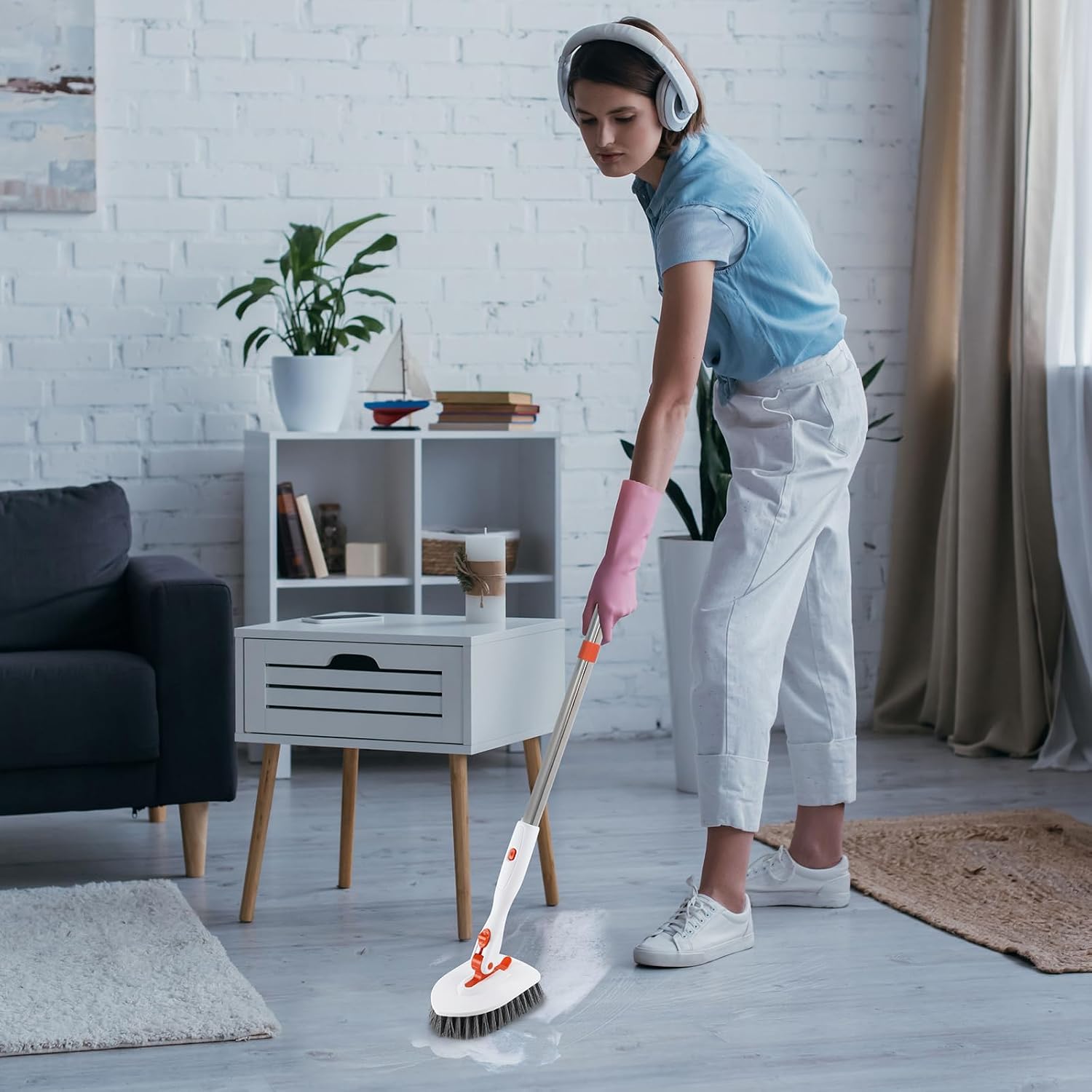 Thumbnail 5 de Bathroom Tile Cleaner 52 Inch Long Handle