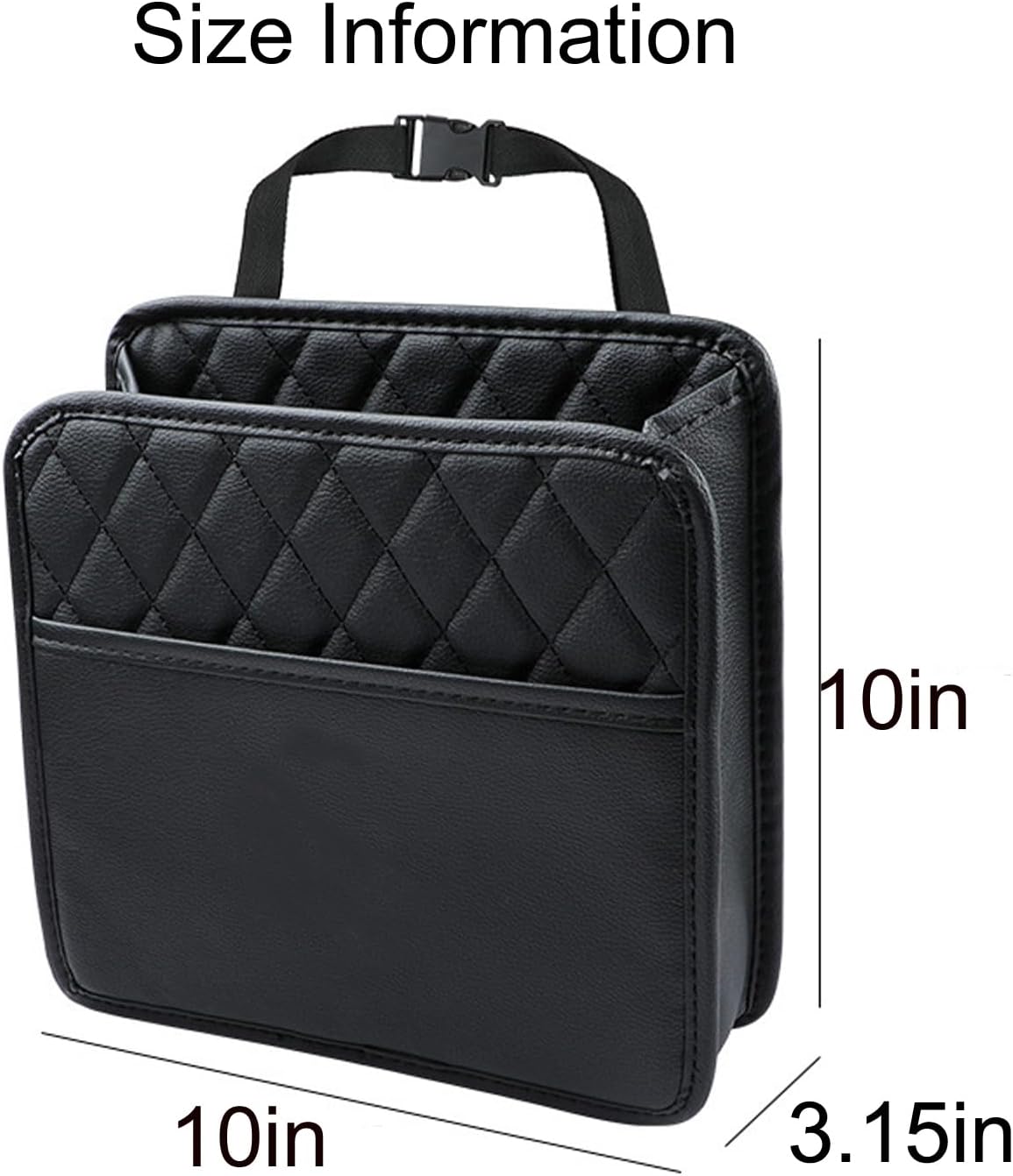 Detalle 2 de LXUNYI car seat organizer in PU leather