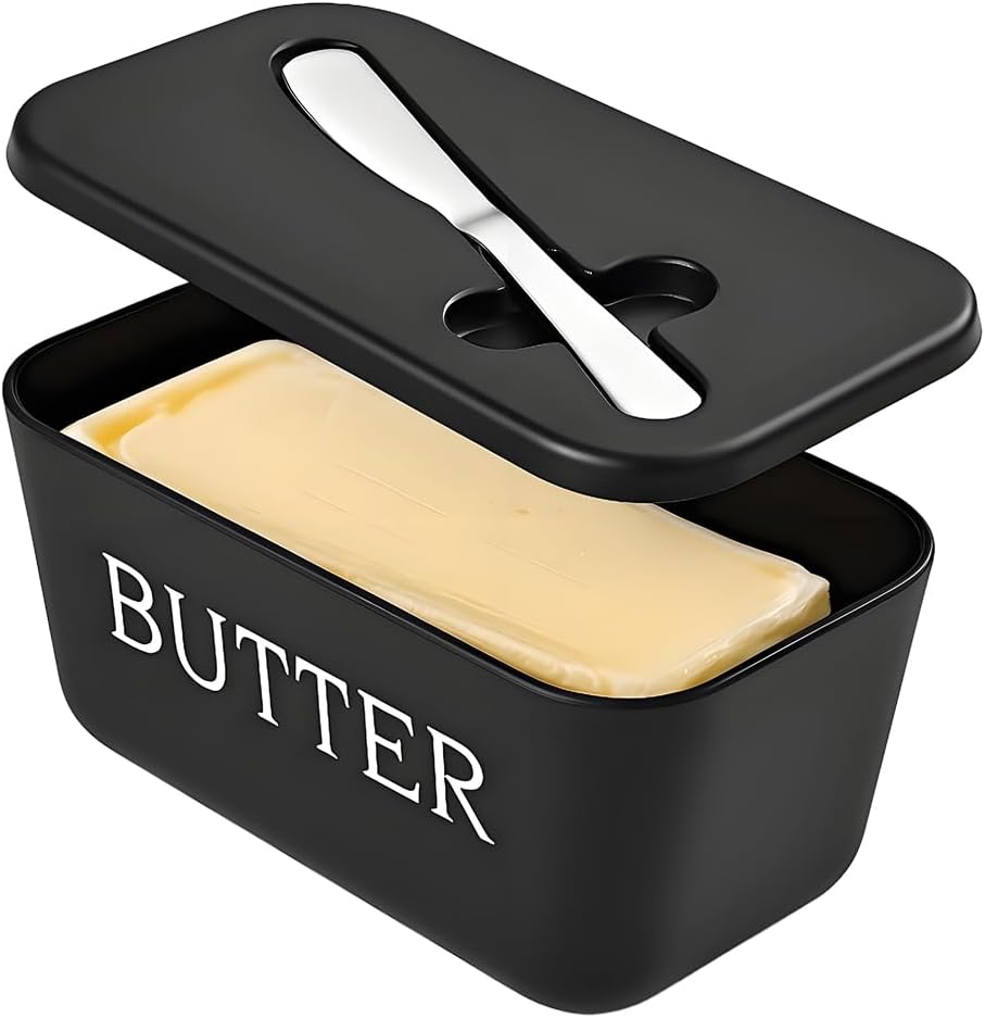 Plastic Butter Dish with Lid