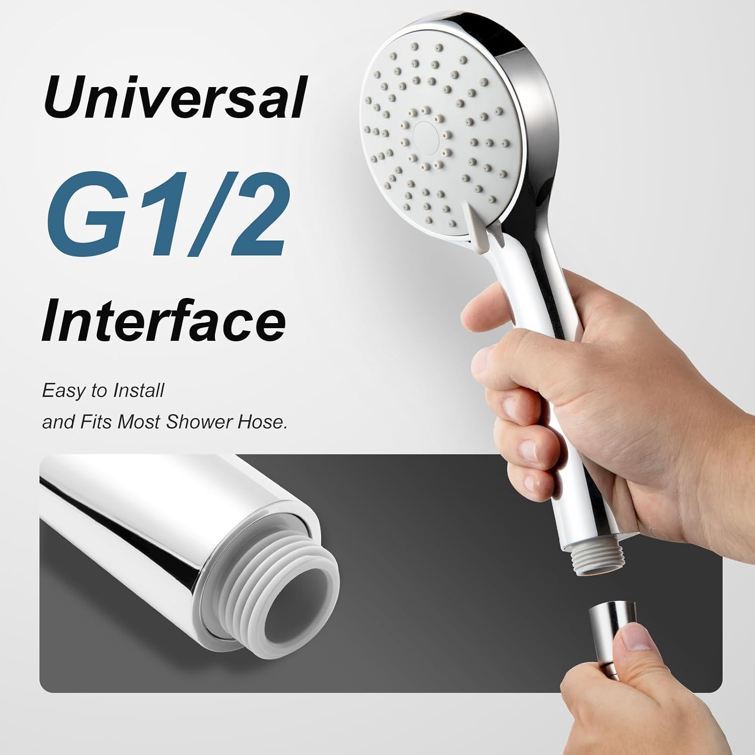 Thumbnail 4 de OFFO Shower Head and Hose 1.6m handheld