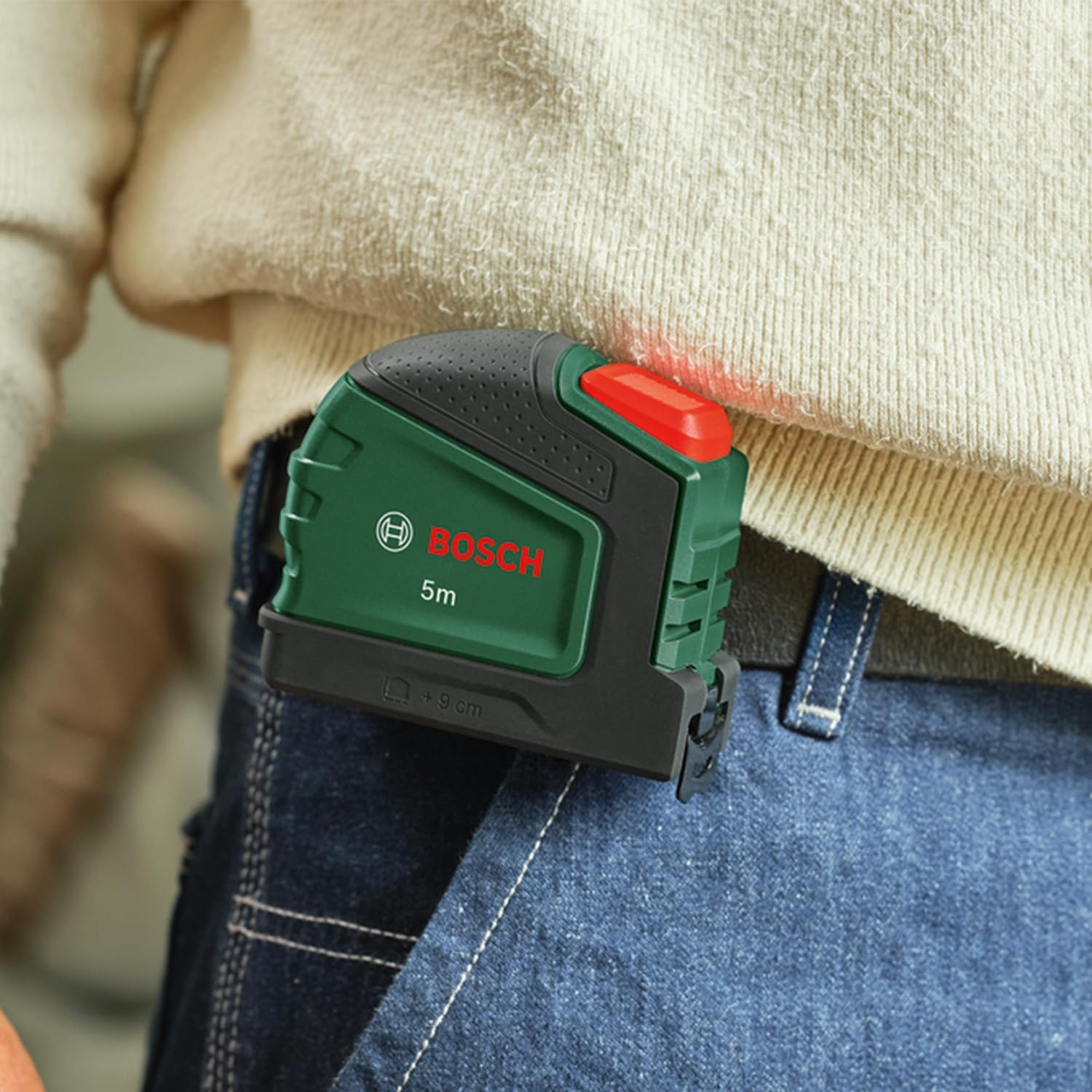 Thumbnail 3 de Bosch misuratore a nastro da 5 m con matita evidenziatrice per fori profondi e Auto-Lock (Amazon Edition)