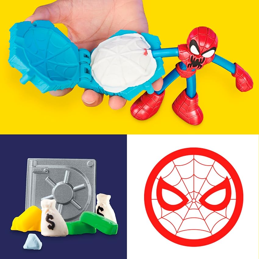 Thumbnail 3 de Play-Doh Marvel Set de Juego Spider-Man Lanza y Atrapa