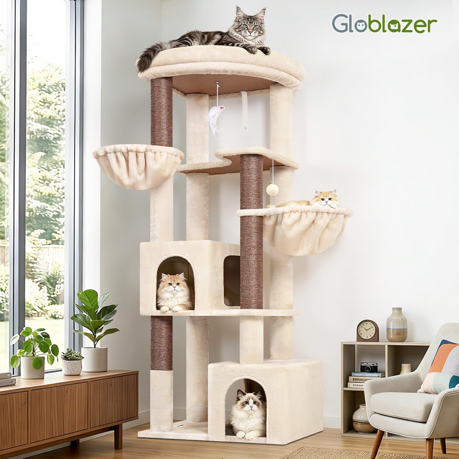 Thumbnail 6 de Globlazer Cat Tree 64-inch