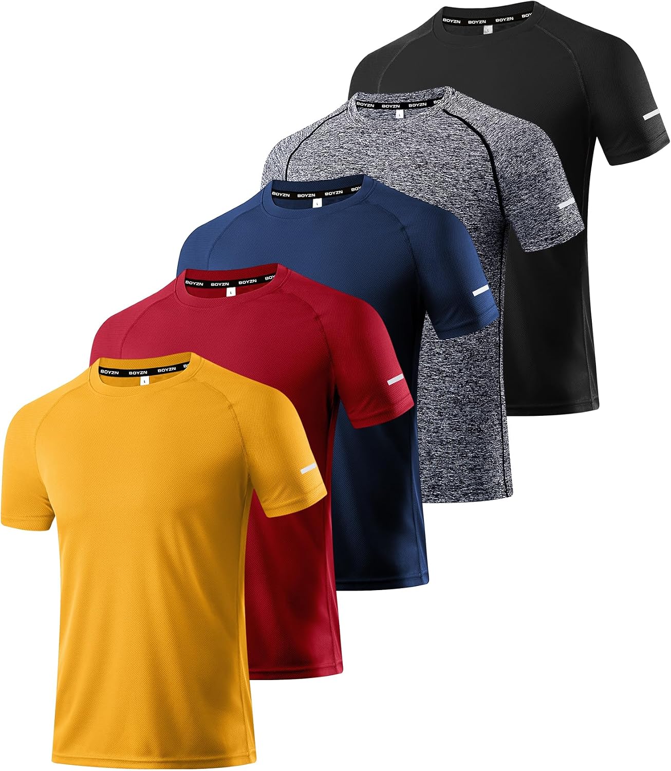 Detalle de Boyzn 1‑Pack Sport‑T-Shirt für Männer