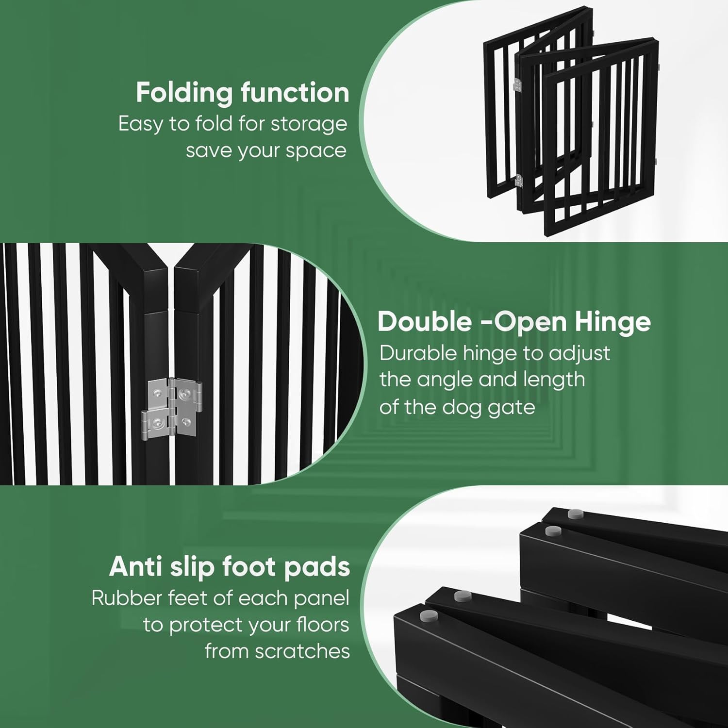 Detalle de Dog Gates indoor doorway foldable gate