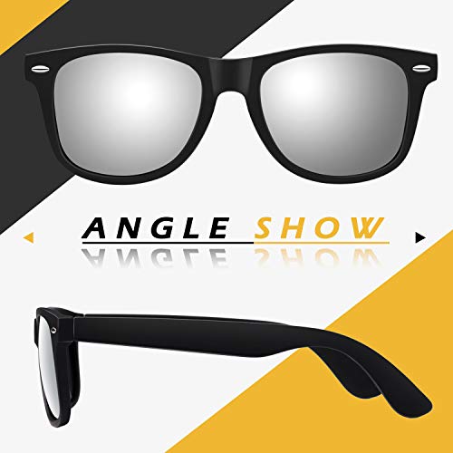 Detalle 2 de LINVO Polarised Sunglasses – UV400 HD Polarised 80's Retro Shades