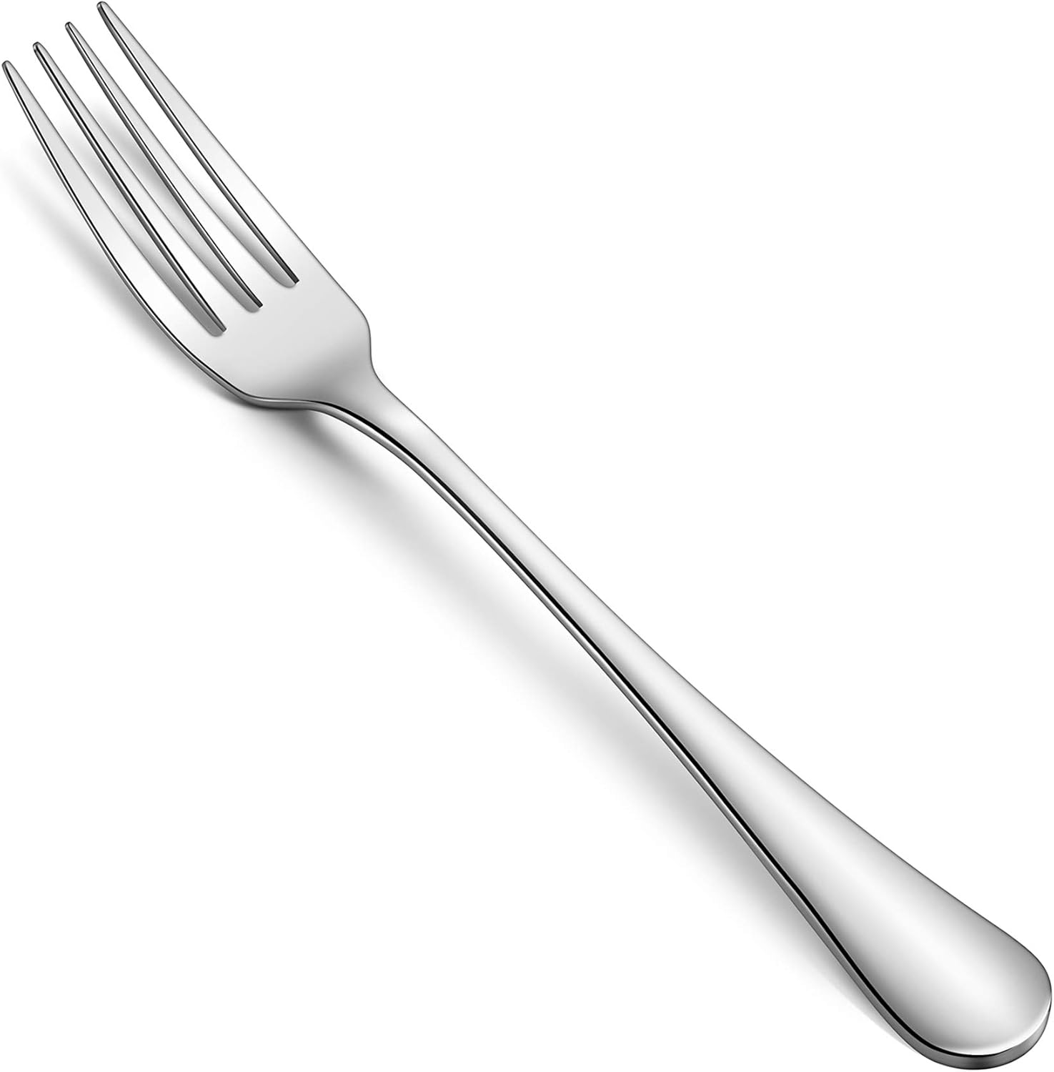 Hiware 18/8 Stainless Steel Dinner Forks Set (12-Piece, Mirror Polished) — 8 Inches