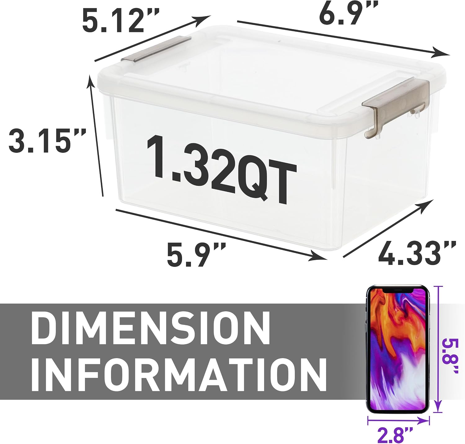 Detalle 2 de Citylife 1.3 QT Storage Bins