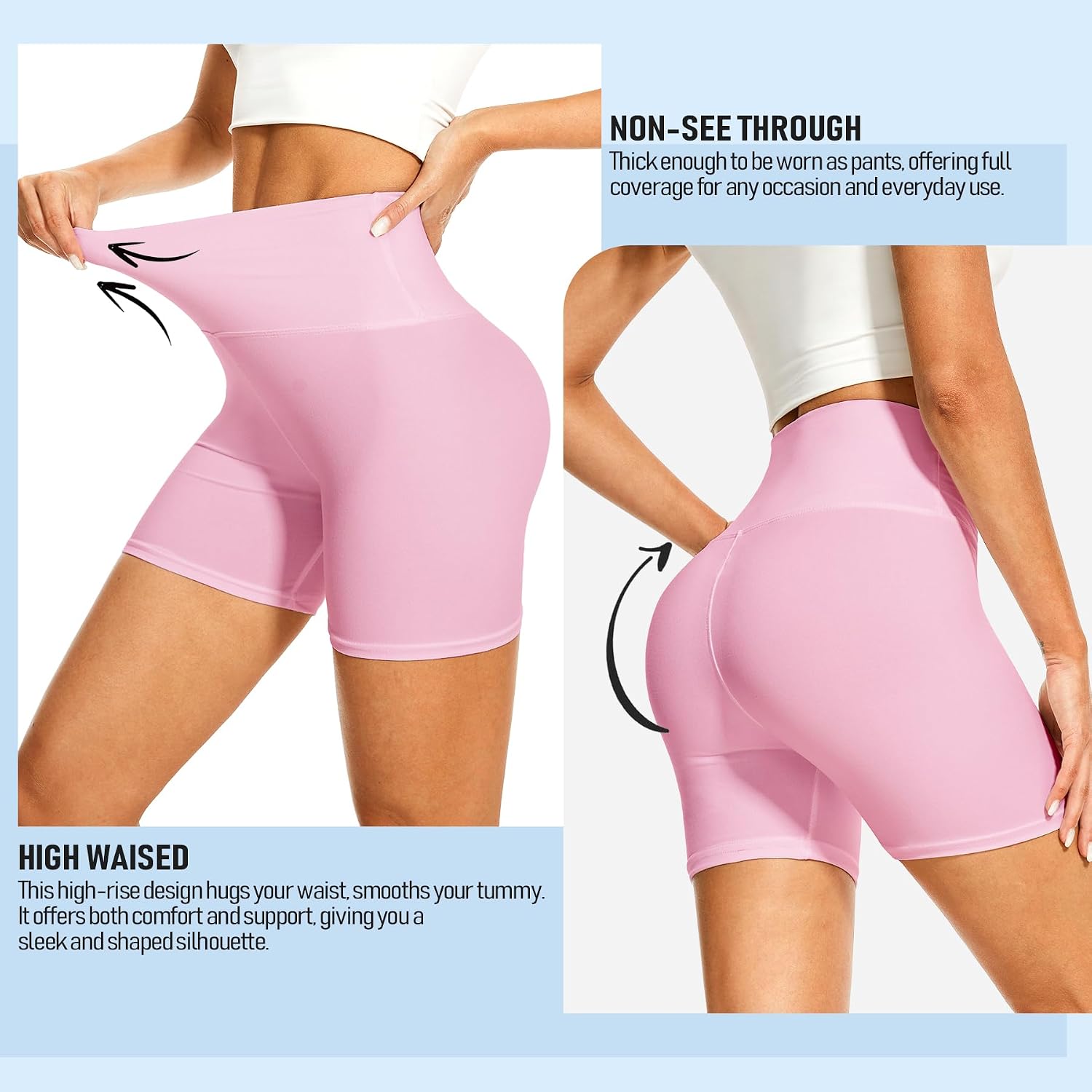 Detalle de DHSO Women's Biker Shorts 5-Inch