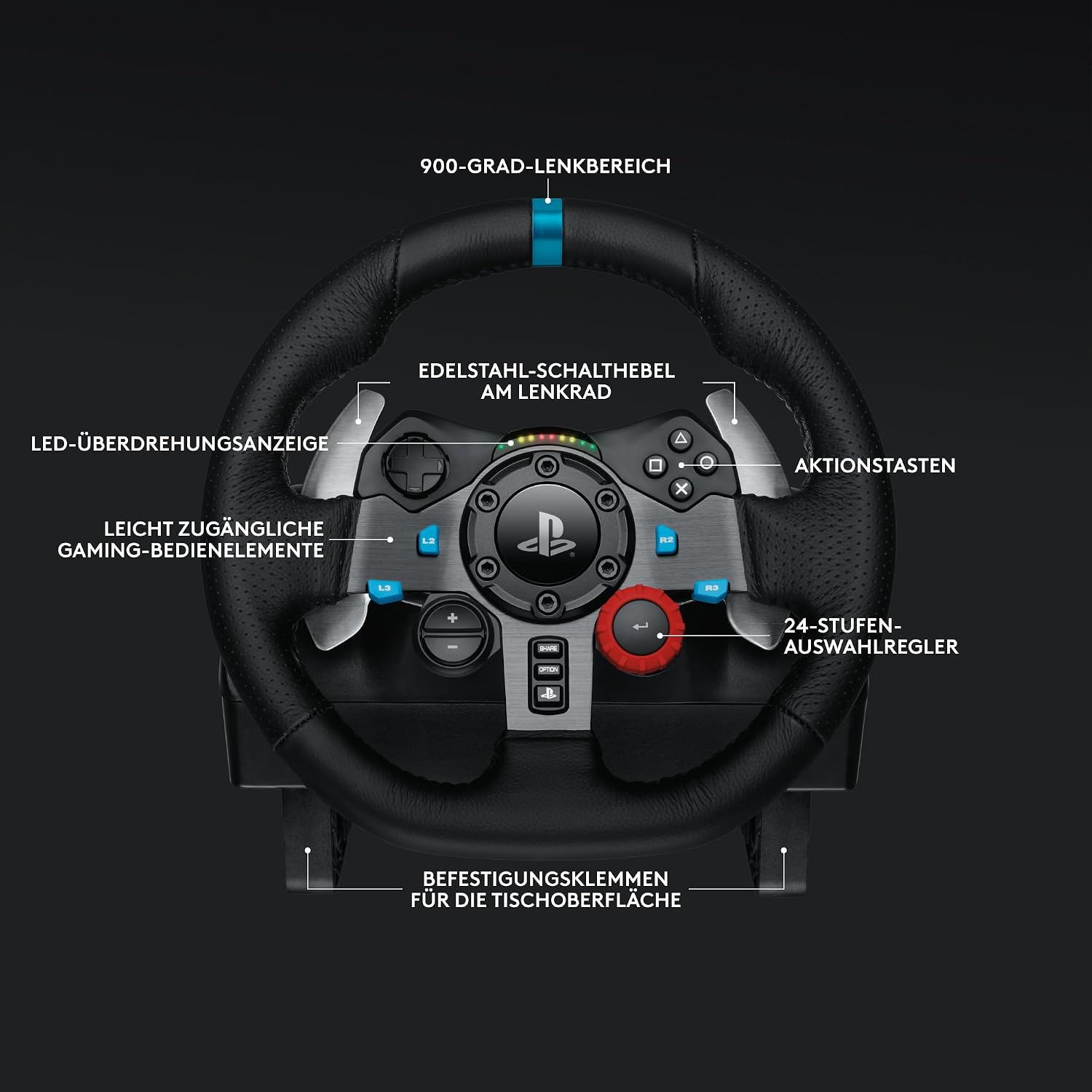 Thumbnail 4 de Logitech G G29 SE Rennlenkrad Driving Force