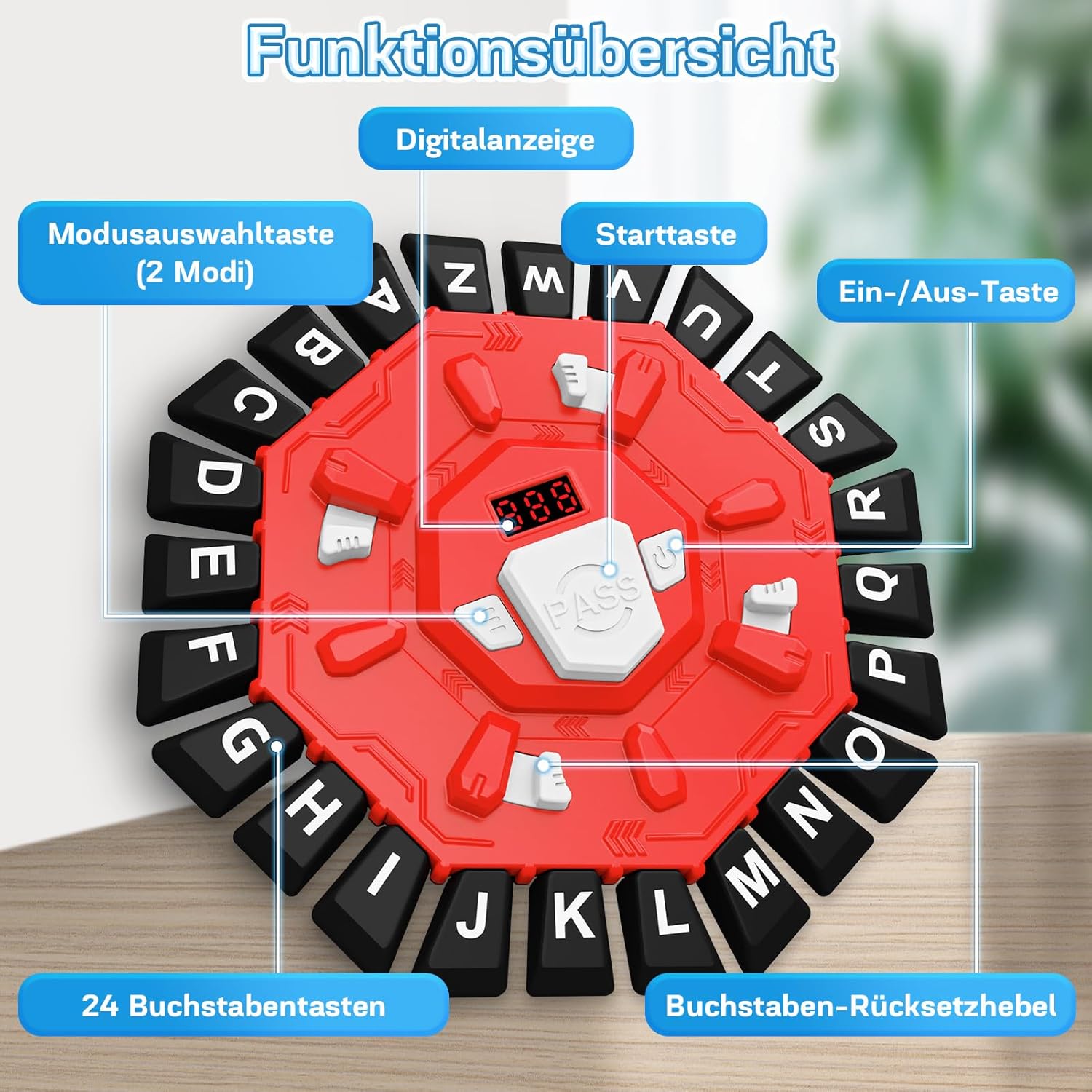 Detalle de Pmgud Wörterspiel 2–8 Spieler 🎲