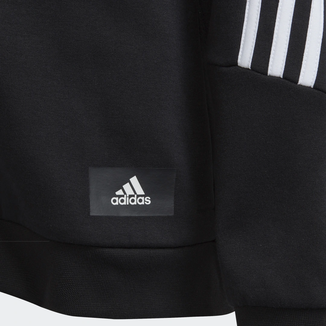 Detalle de Chaqueta con capucha Future Icons 3 bandas de Adidas