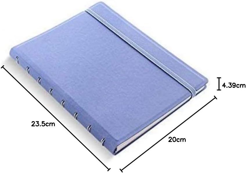Detalle 2 de Filofax 115051 Notebook Classic Vista A5, blauw kunstleren notitieboek