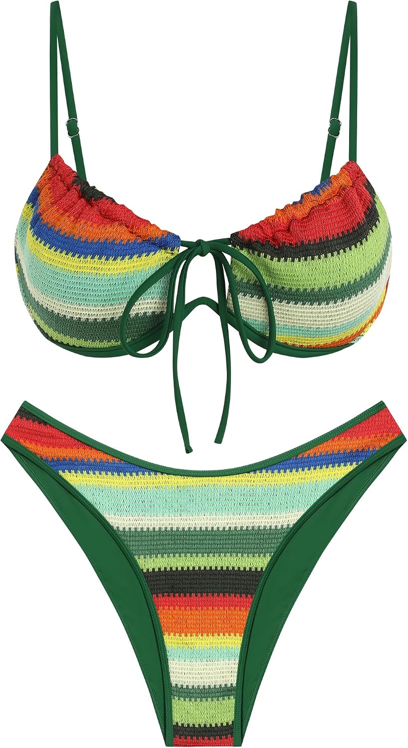 Thumbnail 3 de ZAFUL High Cut String Bikini Set — Cheeky Swimwear