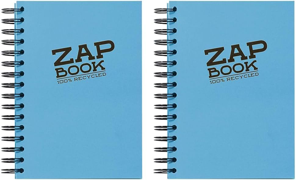 Thumbnail 5 de Clairefontaine 8355Cpack Zap Book – Carnets Spirituels et Croquis, 5x A5, 160 feuilles recyclées