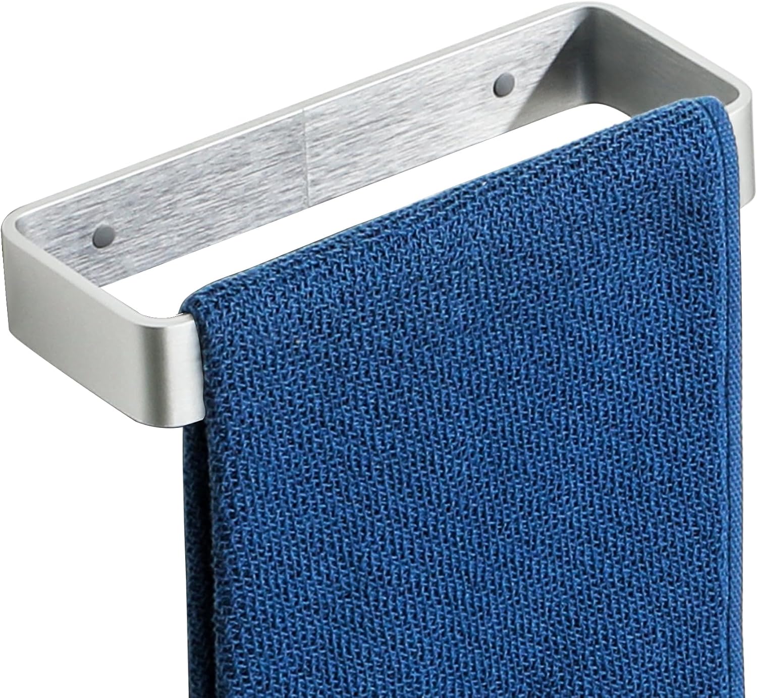 Detalle de SAYAYO Porta Asciugamani Bagno Adesivo 20 cm in Argento — Portasalviette da Parete in Alluminio