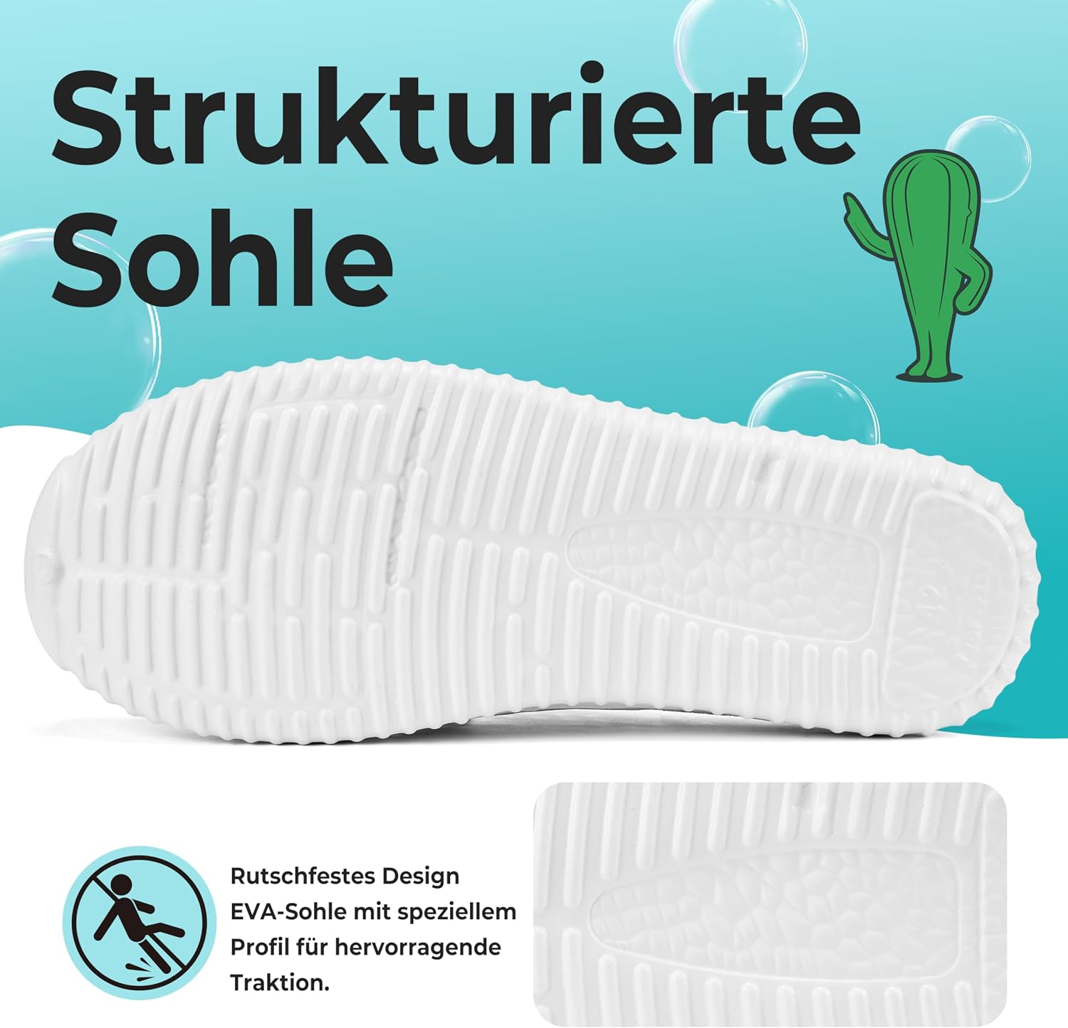 Thumbnail 5 de SAGUARO Clogs Hausschuhe für Herren & Damen – atmungsaktive Aqua-Slipper aus EVA, Gr. 36–45