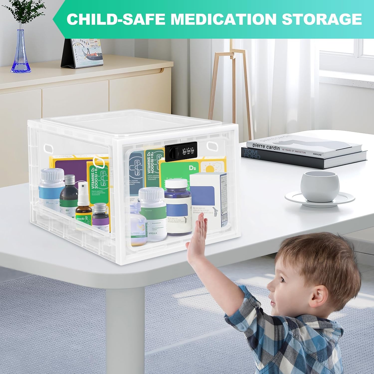 Thumbnail 1 de chefeggukk Medicine Lock Box 12.6L