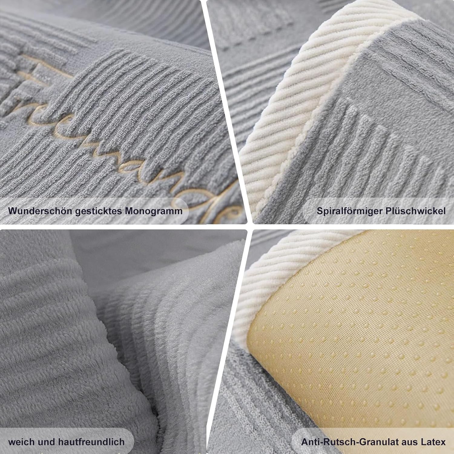 Thumbnail 2 de Couch Überzug Sofa-Schutzhülle für 1/2/3/4 Sitzer & L-Form Ecksofa – rutschfester Ultra-Stretch Bezug