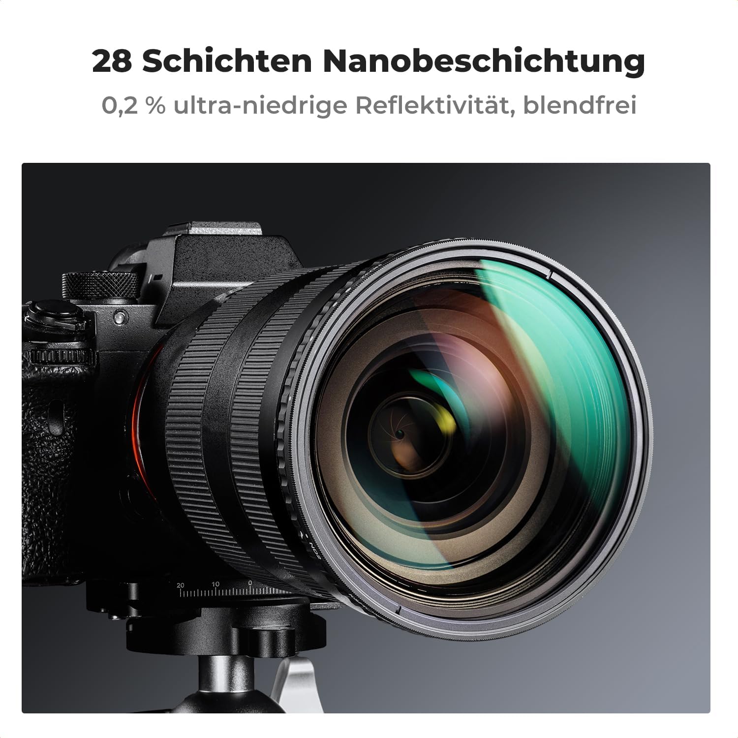 Detalle 2 de K&F CONCEPT Variabler ND 52mm ND8-128