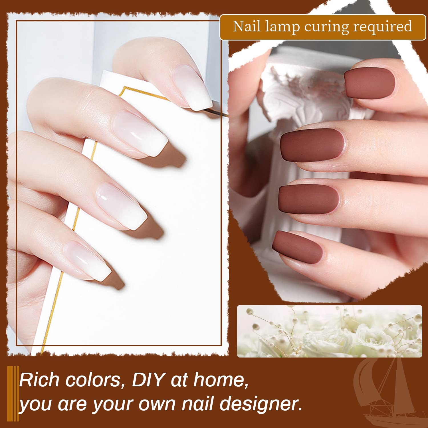 Detalle 2 de JODSONE 100 PCS Gel Nail Polish Kit 95 Colors 💅