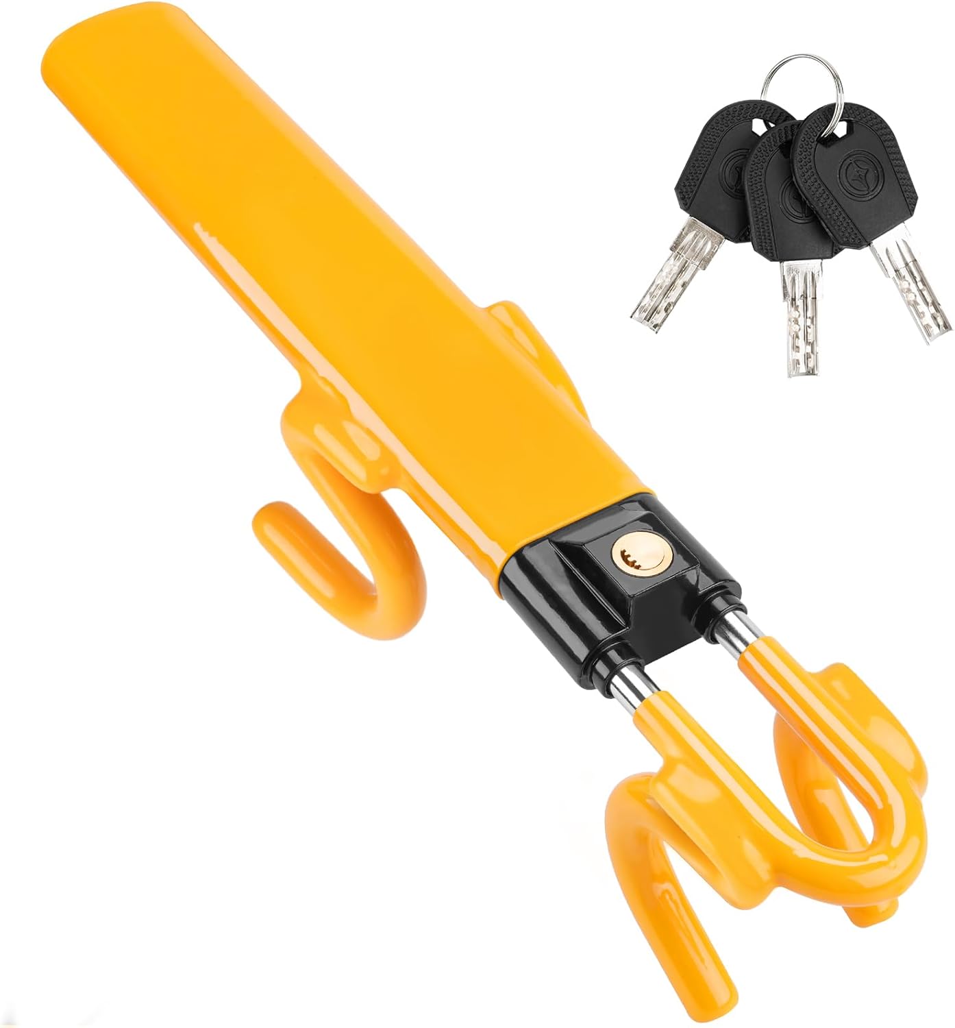 Detalle de Tevlaphee Steering Wheel Lock 3 keys ๐