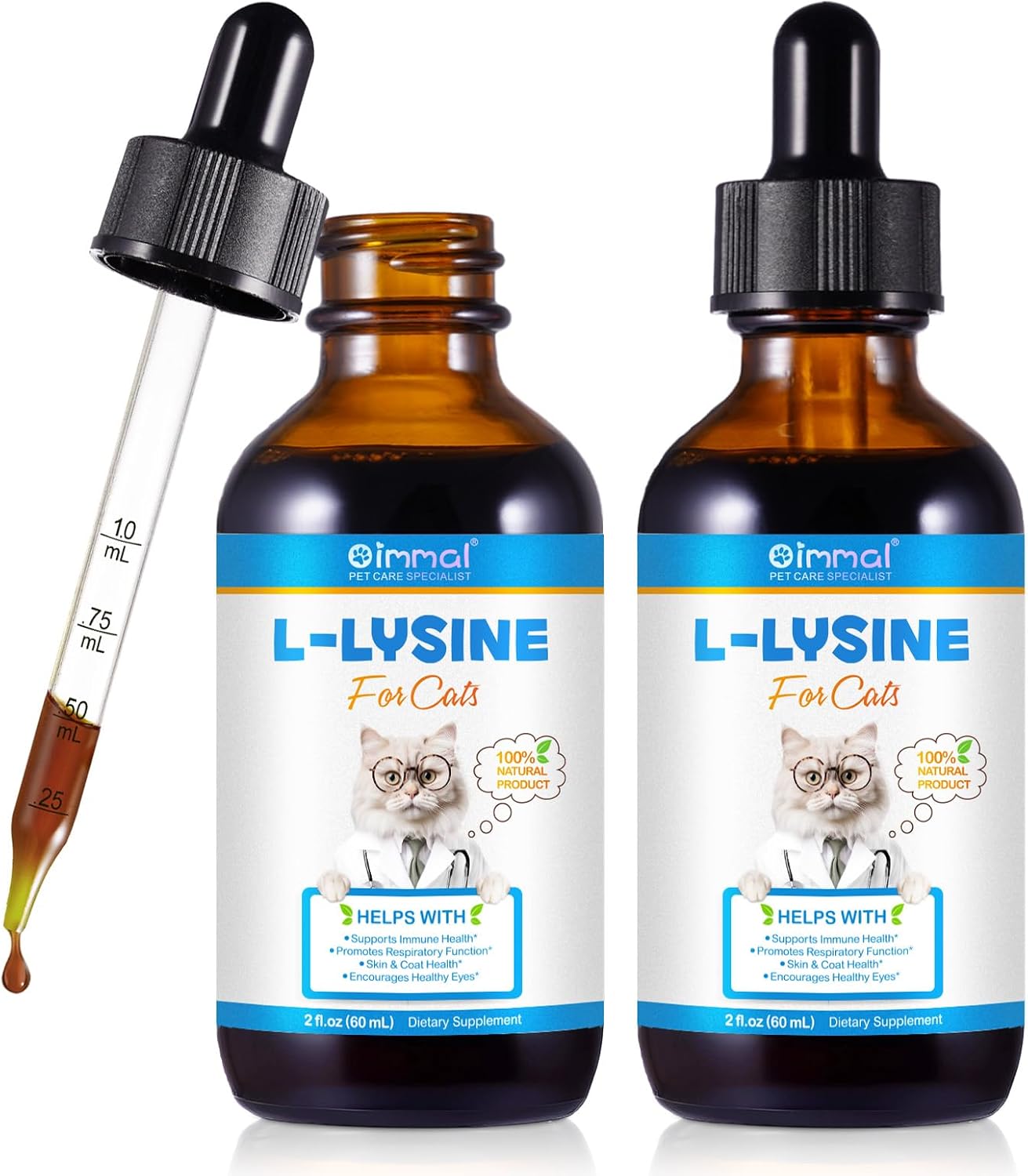 Detalle de Lysin Katze L-Lysin Tropfen für Katzen