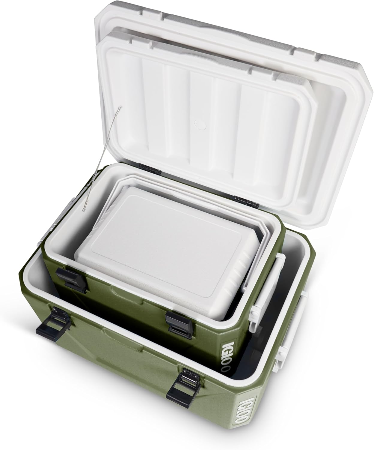 Thumbnail 2 de IGLOO Set di ghiacciaie passive impilabili 55 L + 27 L + 11 L – Contenitori termici leggeri per campeggio e outdoor