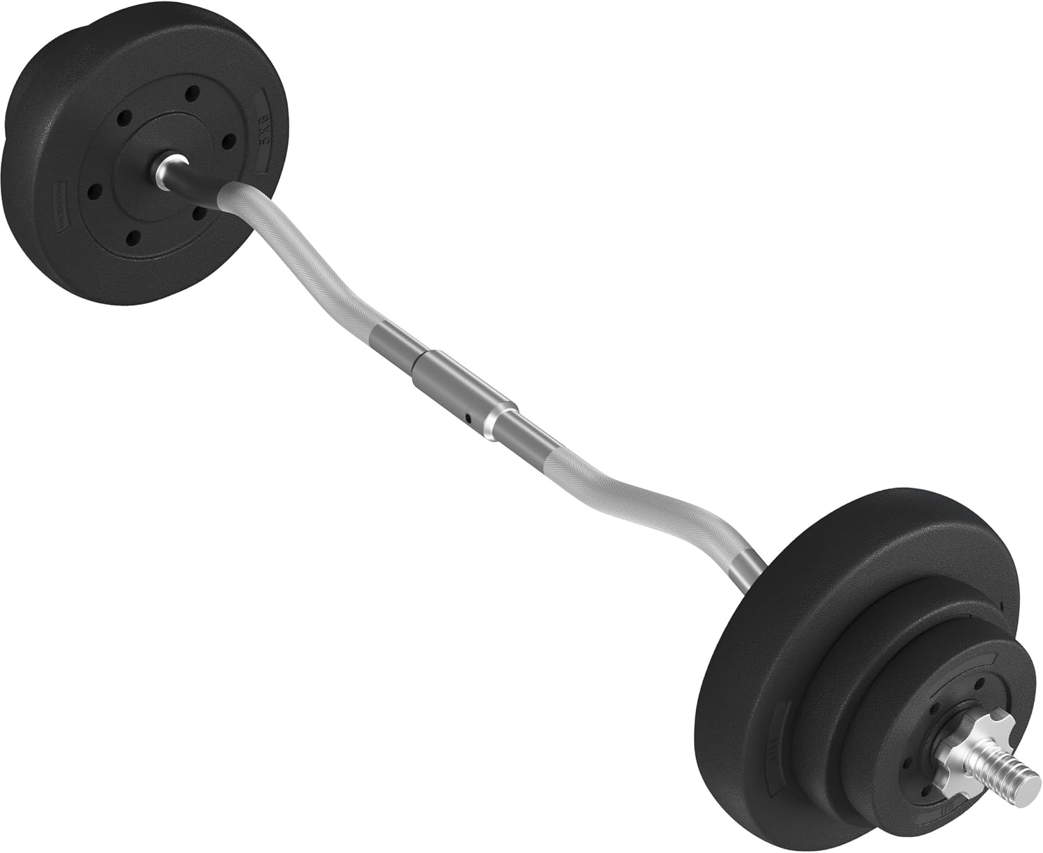 Detalle de Yaheetech EZ curl bar weight set