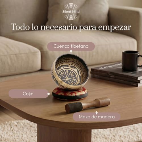 Detalle de Juego de cuencos tibetanos Silent Mind: set completo para meditación y curación sonora