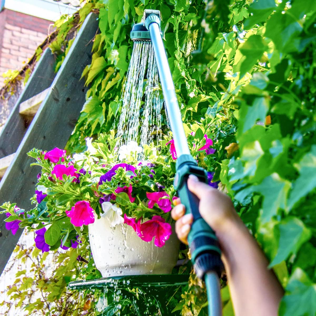 Thumbnail 2 de VONROC Ducha de jardín exterior 🌿 - 1 en 2, 3 modos