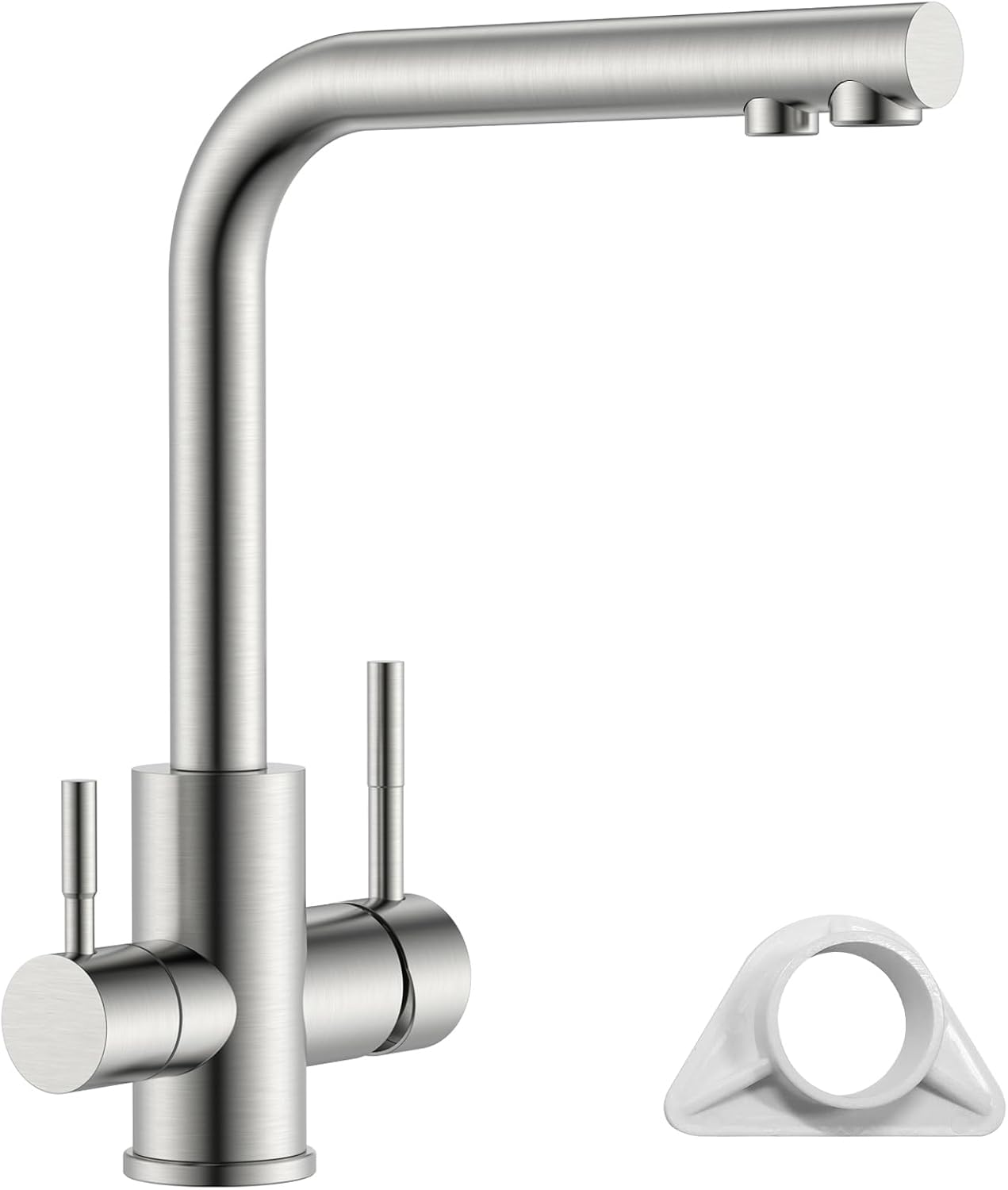 APPASO Robinet de cuisine 3 voies rotatif à 360° (3 en 1) pour eau filtrée