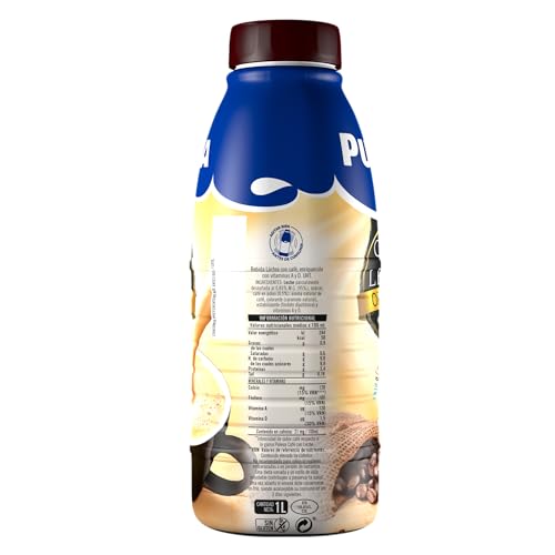 Detalle de Puleva Café con Leche Original, Bebida Láctea, Pack 6 x 1 L
