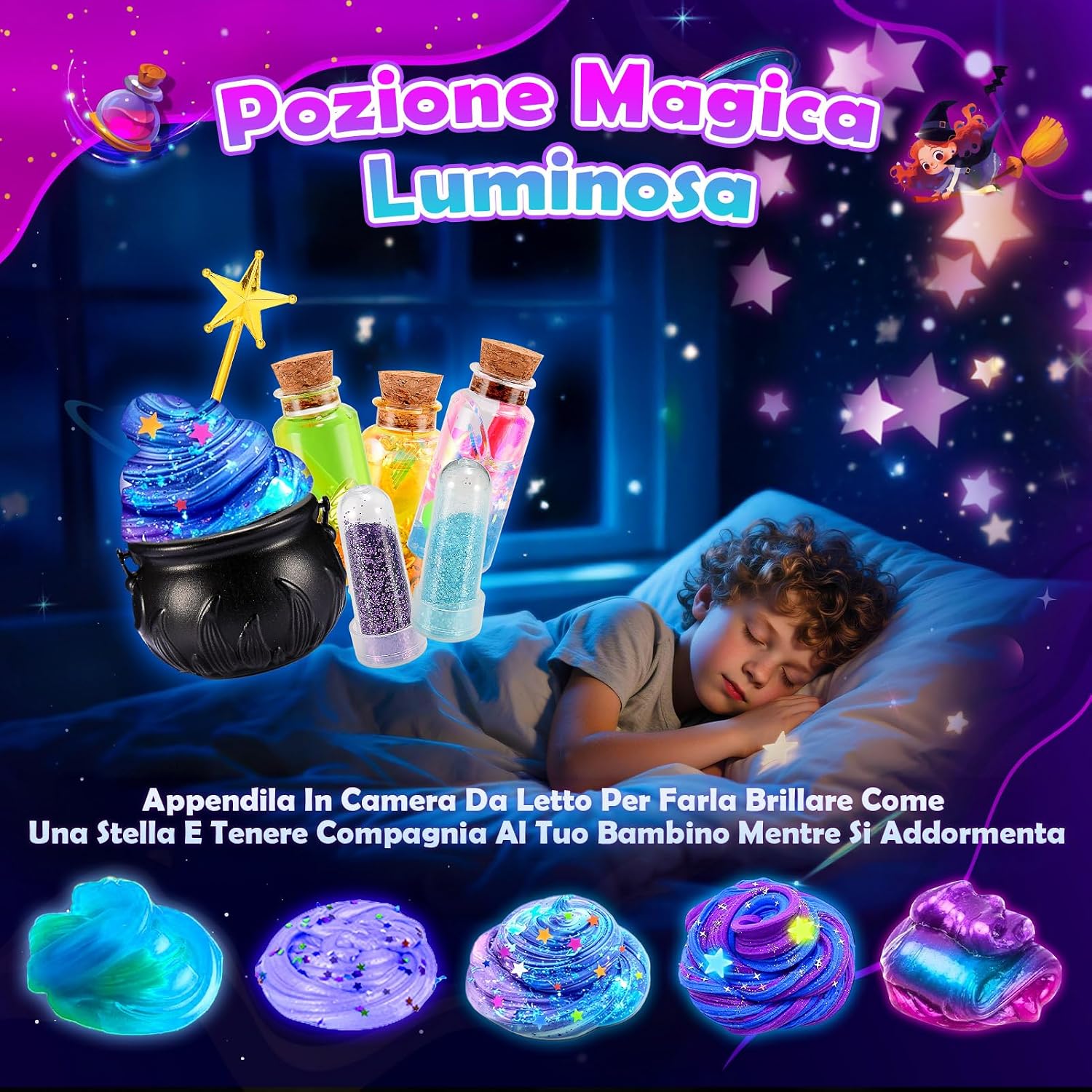Thumbnail 4 de iKidiki Slime Galaxy 77 pezzi
