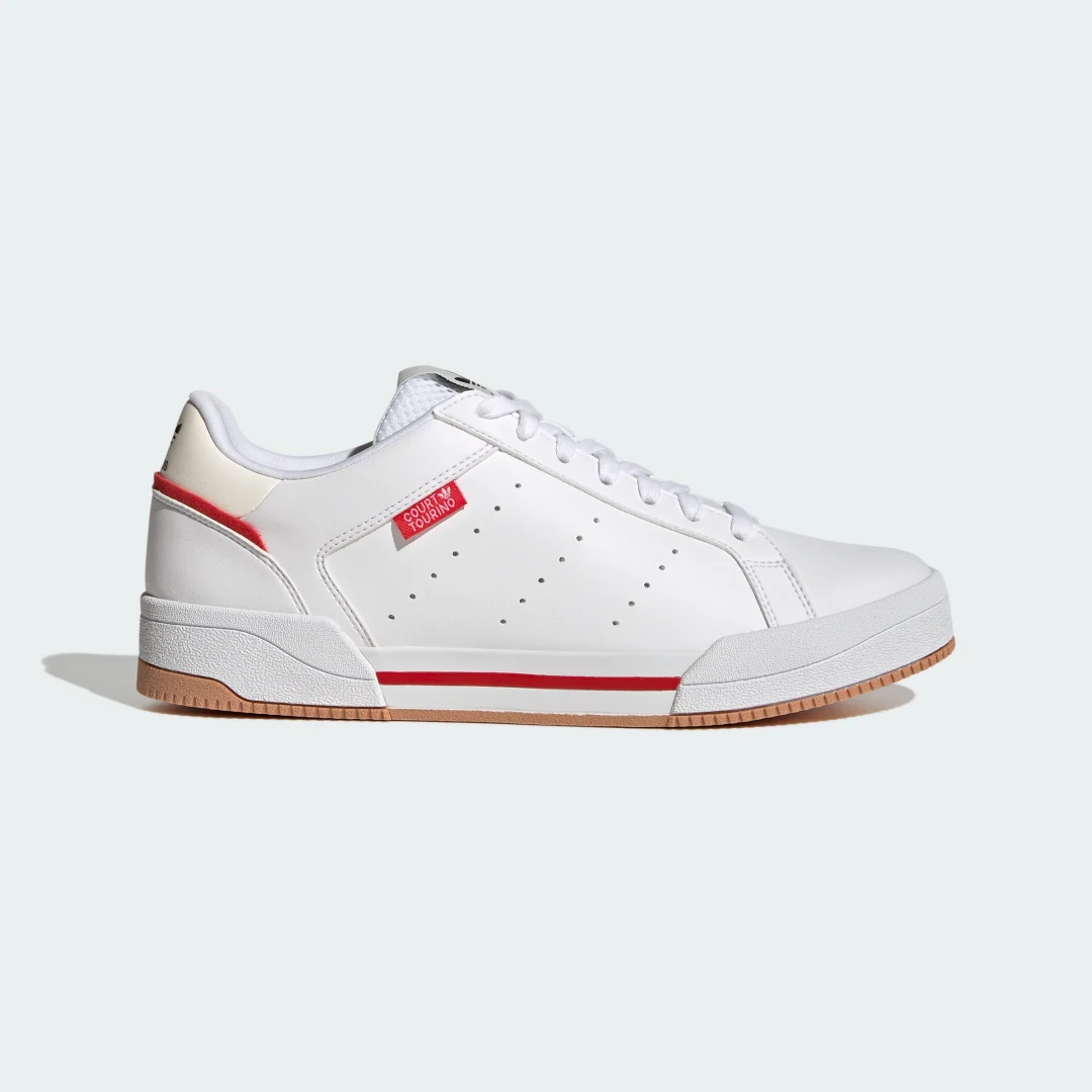 Detalle de Adidas Zapatilla Court Tourino: blanco para la pista, con envío y devolución incluidos