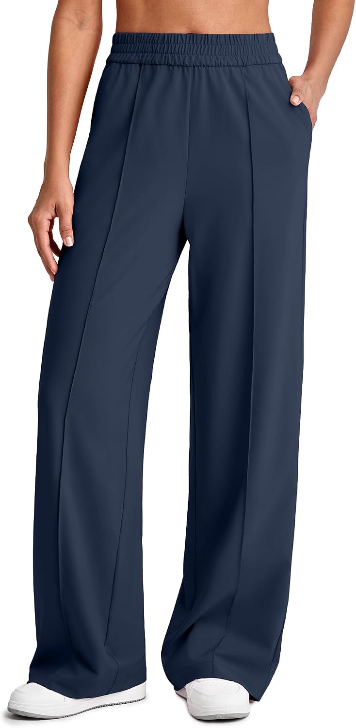 Detalle de G4Free Wide-Leg Pants in Chillwhisp Fabric