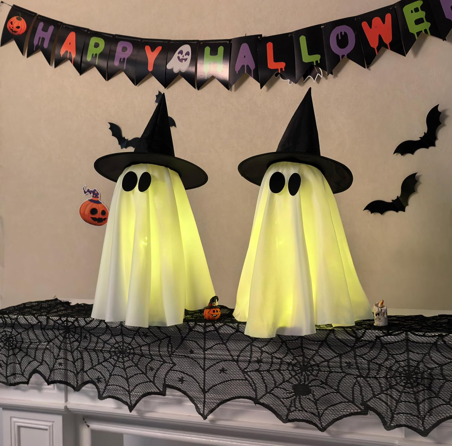 Thumbnail 5 de Light-Up Ghost Decorations Set of 2