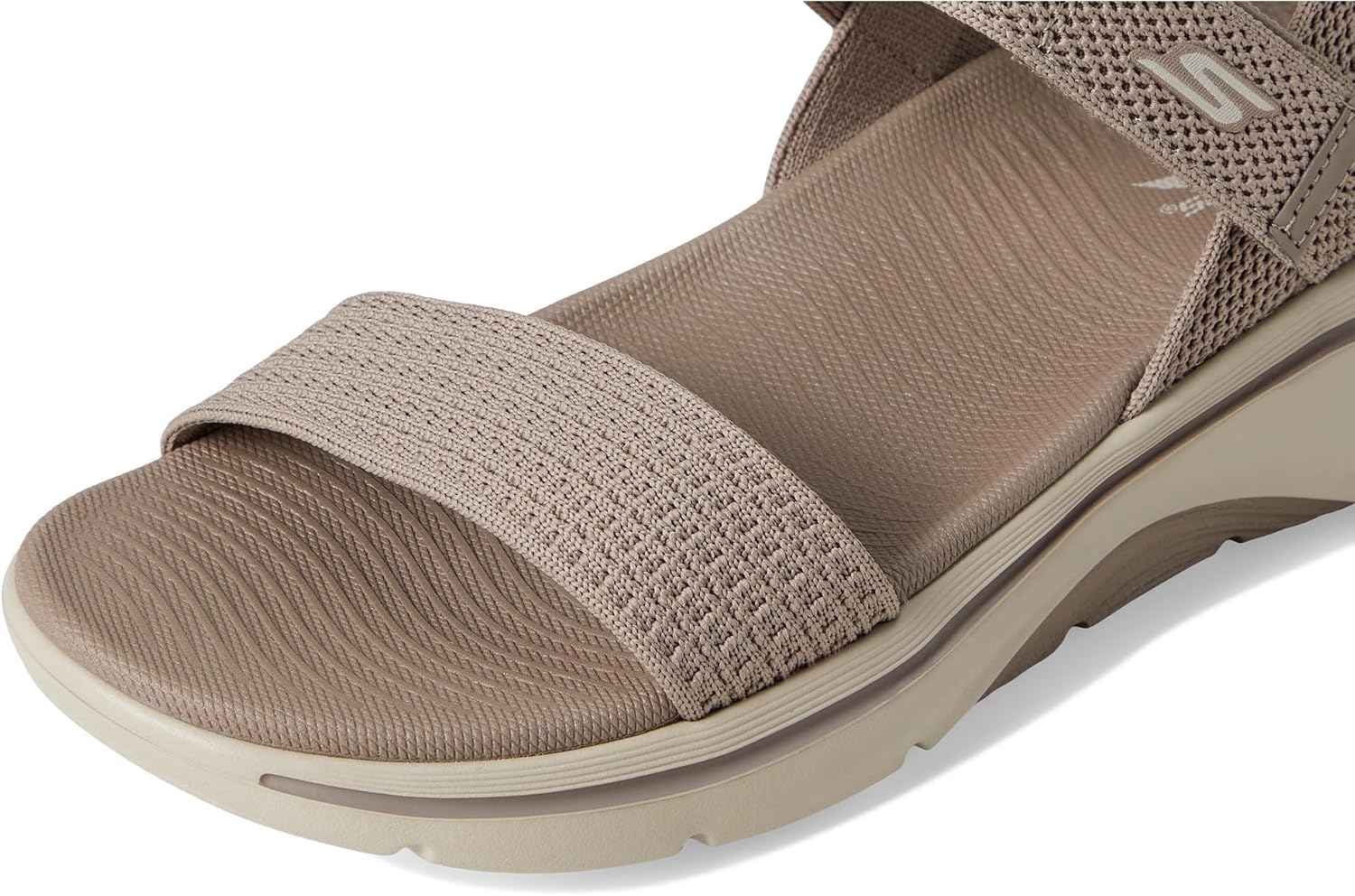 Detalle de Skechers GO WALK ARCH FIT 2.0 Sandal para Mujer – Taupe