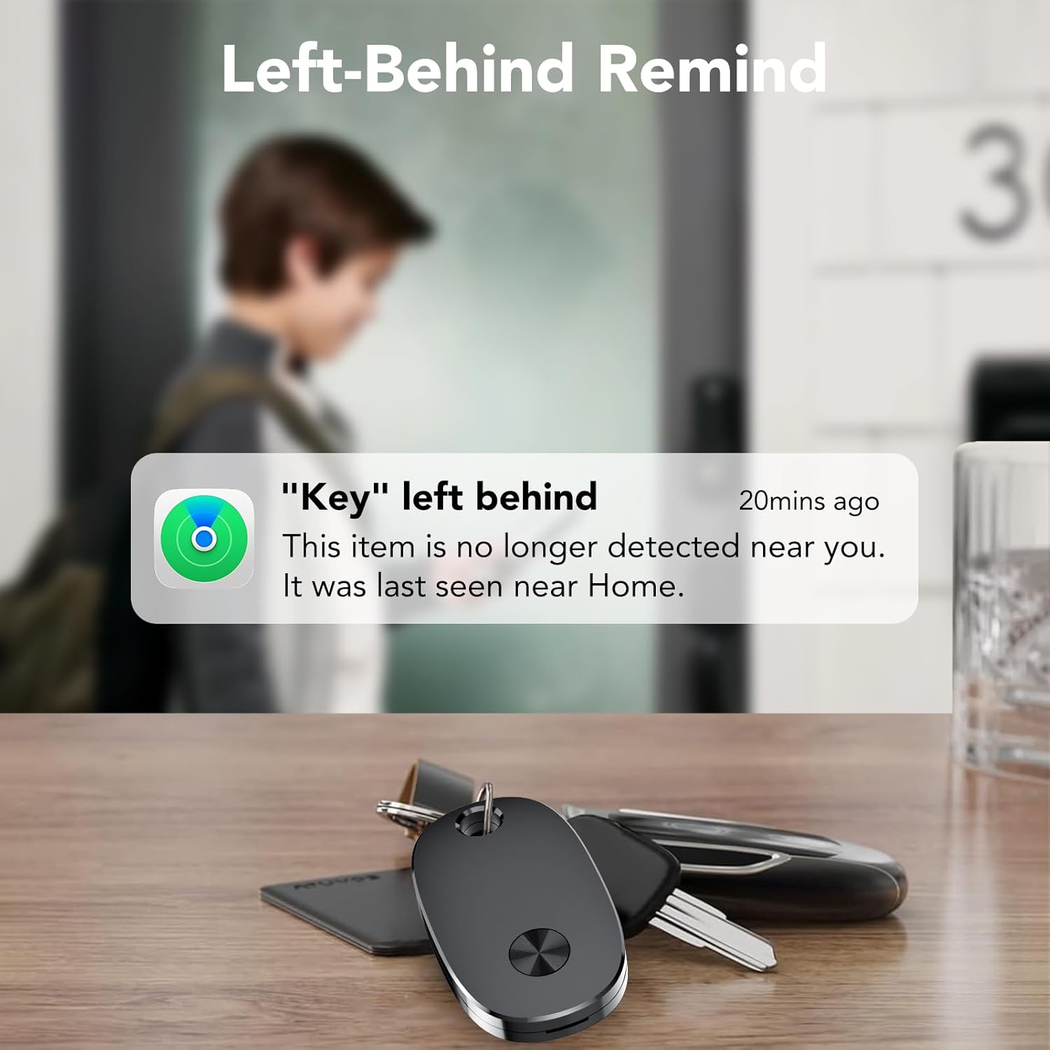 Thumbnail 2 de aowoka weTag pro Tracker Tags (4-Pack) for Apple Find My (iOS Only) — keys & luggage locator