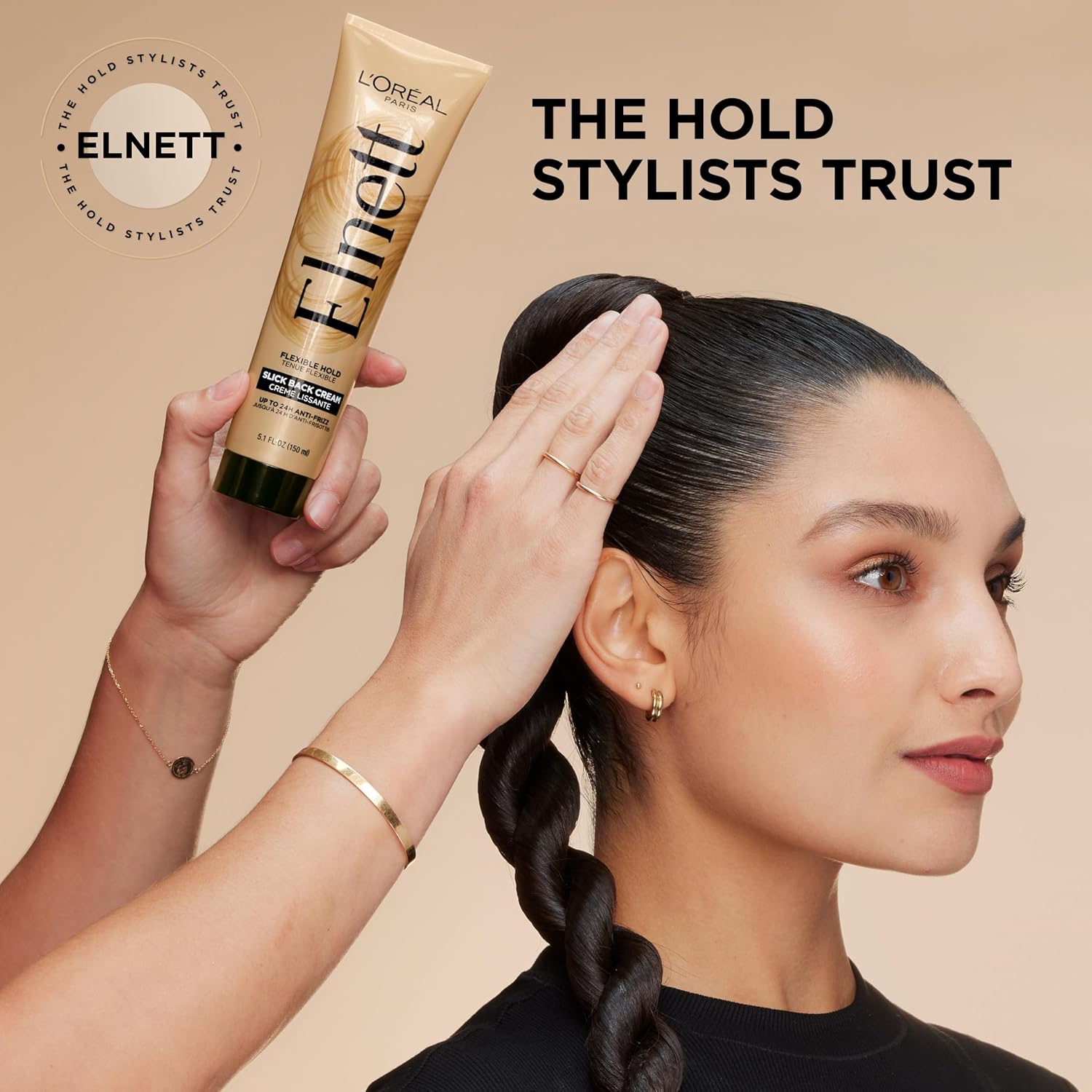 Detalle 1 de L'Oreal Elnett Slick Back Cream 5.1 Fl Oz