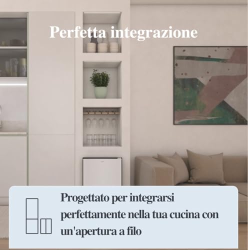 Detalle 1 de Candy Mini Bar 42 L: frigorifero compatto per ufficio e casa, con controllo meccanico