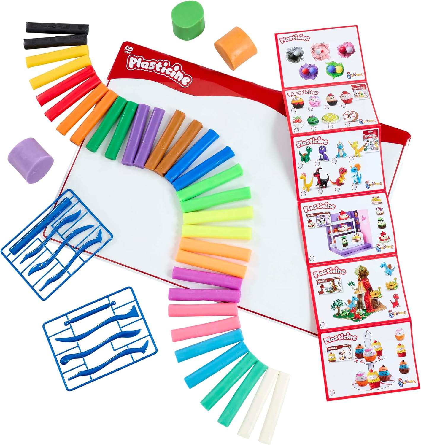 Detalle de The Original Plasticine Colour Wheel Set 32 sticks