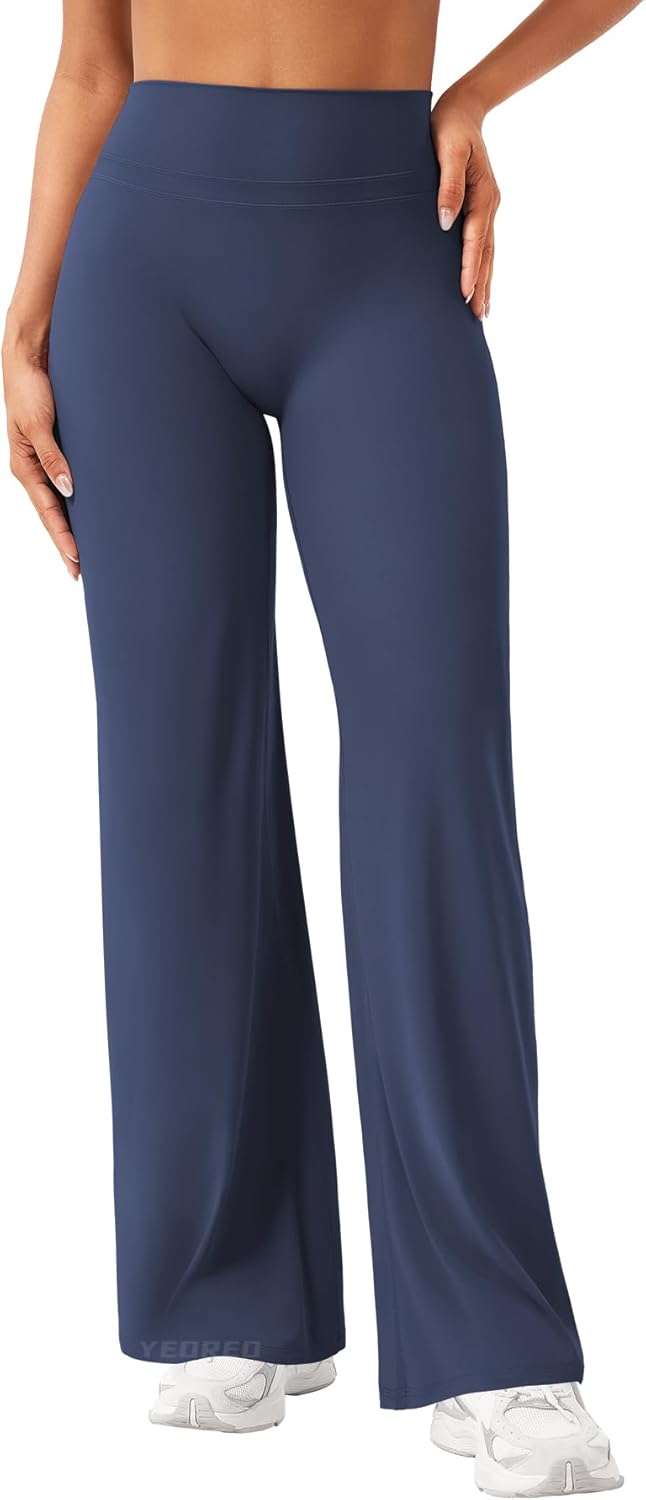 Thumbnail 1 de YEOREO Straight Leggings Damen Invisible Scrunch – Hohe Taille, Nahtlos, Weites Bein