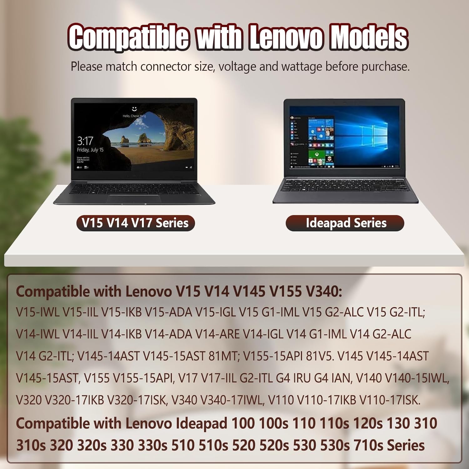 Thumbnail 3 de VUOHOEG 65W Laptop Charger 65W