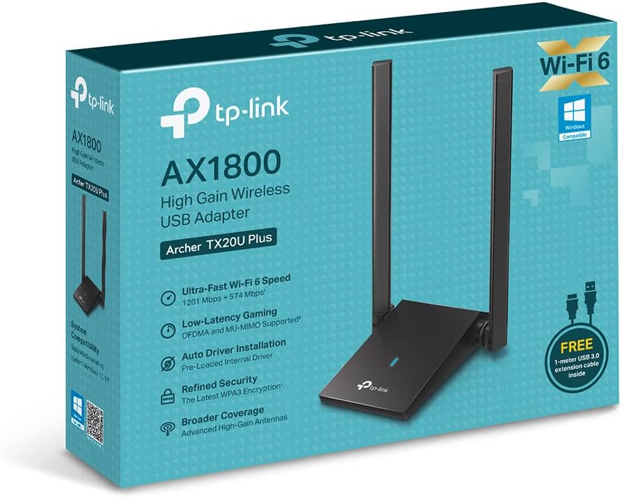 Thumbnail 6 de TP-Link Archer TX20U Plus WLAN‑Adapter AX1800 für PC 📶