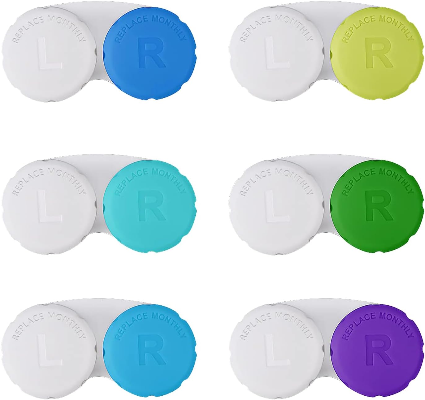 Thumbnail 6 de 12 pack contact lens cases, leak proof