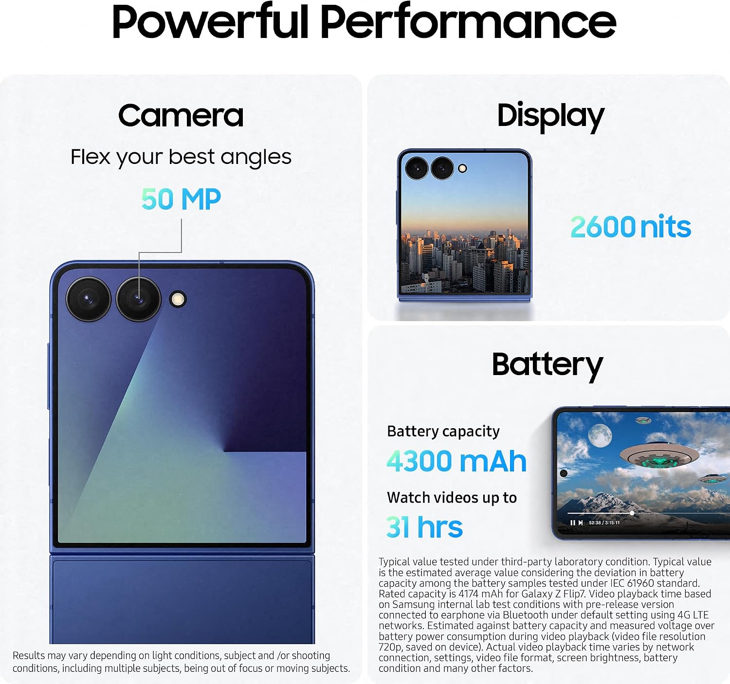 Thumbnail 4 de Samsung Galaxy Z Flip7 AI Phone: Thin & Light Foldable Power with 50MP Camera